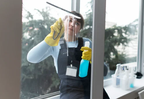 Nettoyage de vitres intérieures et extérieures à Saint-Étienne-du-Bois